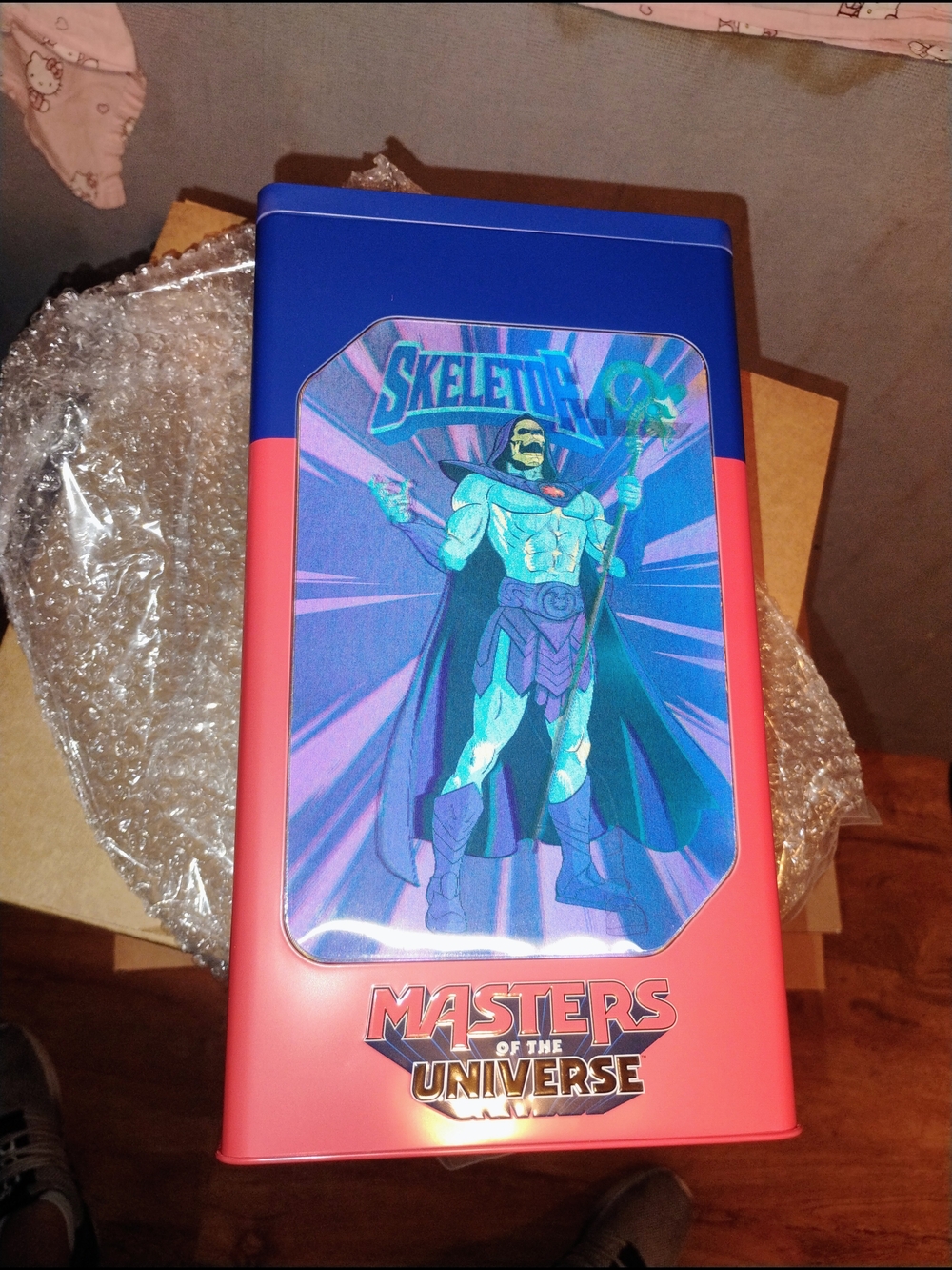 Skeletor & He-Man Masters of the Universe Collectible Holographic Popcorn Bucket